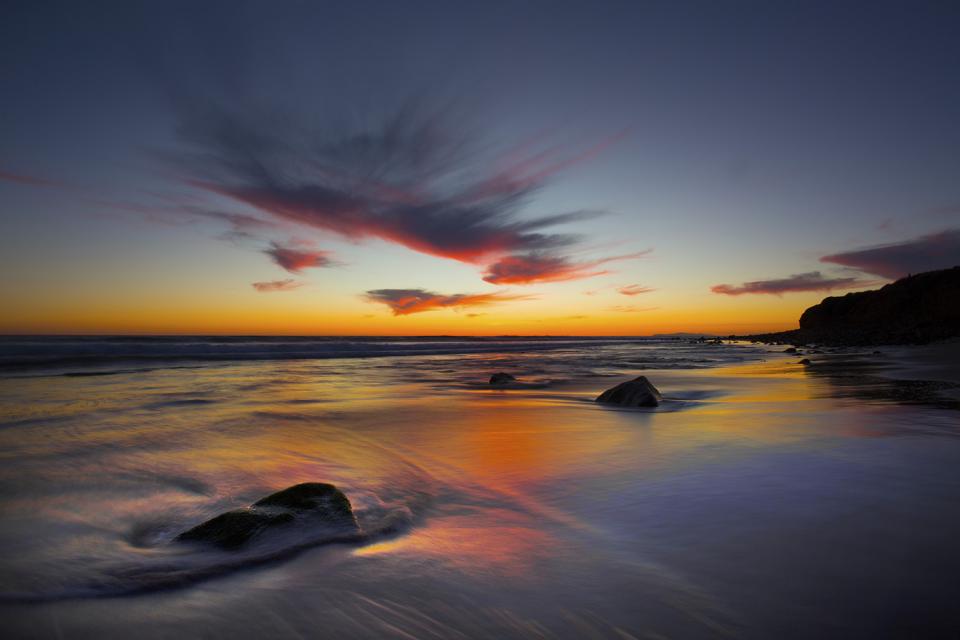 Sunset At Leo Carrillo State Beach Shutterbug